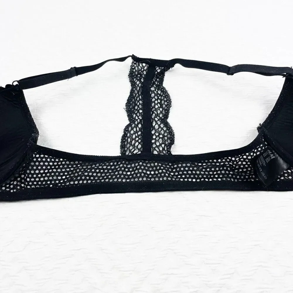 BUY 1 GET 1 FREE H&M 34D front close black lace bra